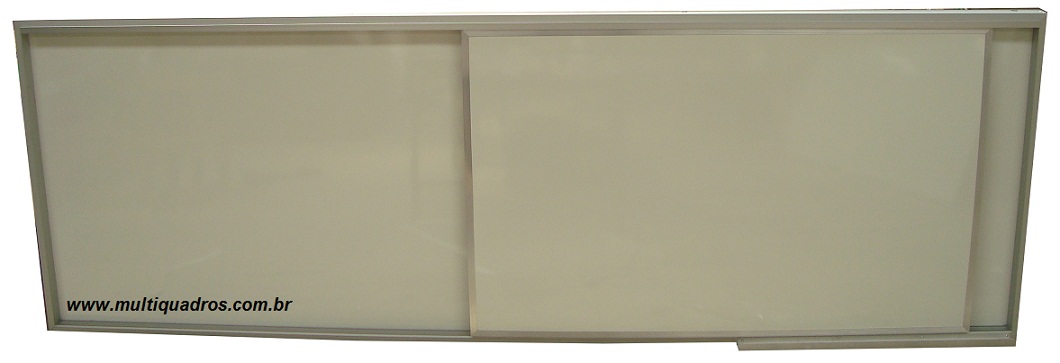 Quadro Duplo de Correr - Branco